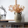 thumbnail image 2 of LuxenHome Rustic Farmhouse Brown Jug 12.5 Inch Tall Terracotta Vase, 2 of 10