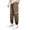 a01Coffee, variant on Mens Tapered Sweatpants Lightweight Relaxed Fit Drawstring Stretch Athletic Casual Pants with Pockets Dark Gray M