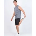 thumbnail image 5 of Real Essentials 5 Pack: Men's Mesh Active Athletic Tech Tank Top - Workout & Training Activewear (Available in Big & Tall), 5 of 5