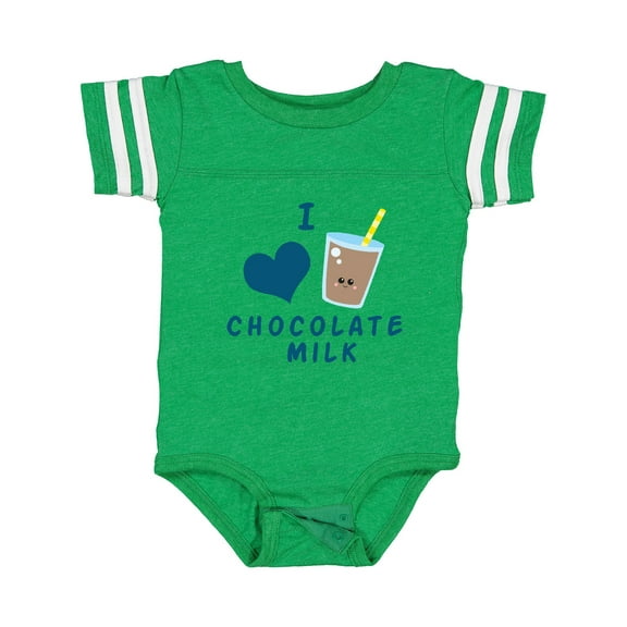 Inktastic I Love Chocolate Milk Boys or Girls Baby Bodysuit