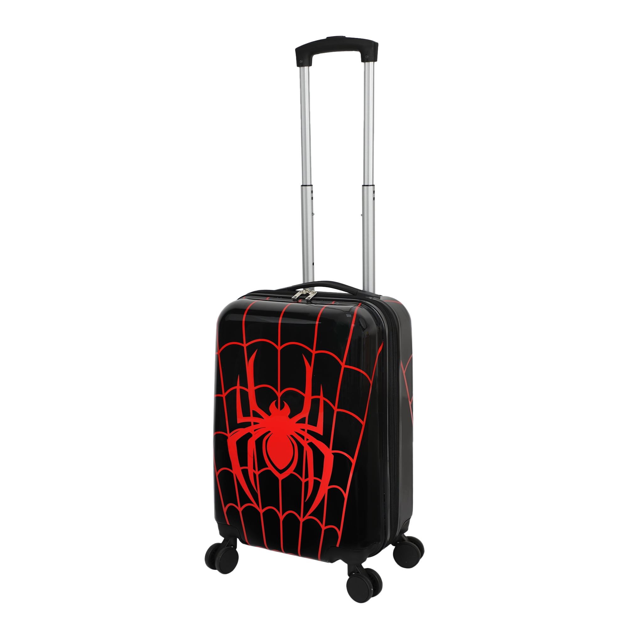 Spider-Man Web Logo 20" Carry-On Luggage With Wheels And Retractable Handle
