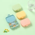thumbnail image 3 of Dengjunhu Pill Organizer, Portable Pill Dispenser, Moisture-Proof Travel Pill Case for Vitamin, Medicine, Fish Oil/Supplements Extra Large 6 compartments, 3 of 7