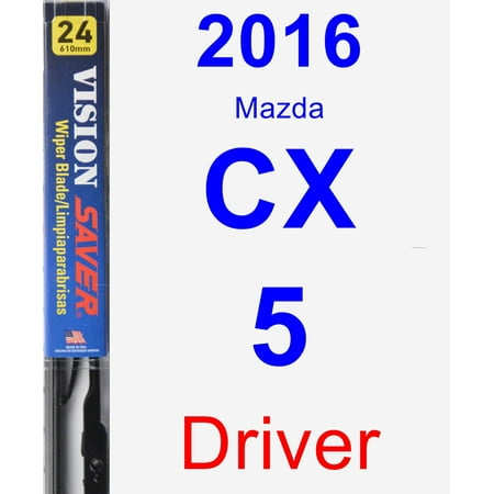 - 2016 Mazda CX-5 Driver Wiper Blade - Vision Saver