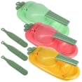 thumbnail image 3 of Miangastore Dumpling Wrapping Tools Dumpling Makers Yellow PP Plastic 3 Pcs 10.61X4.72X3.14in, 3 of 8