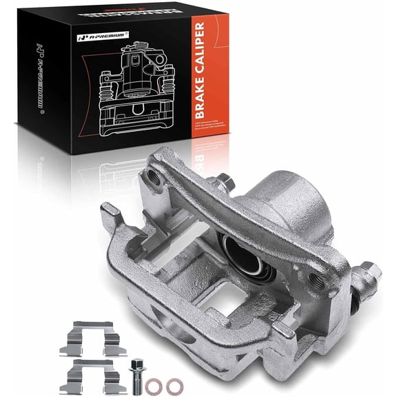 A-Premium Disc Brake Caliper Assembly with Bracket Compatible with Infiniti G35 2005-2008 G37 M35 M45 Nissan 350Z 370Z Rear Right