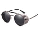 thumbnail image 1 of Gafas de sol polarizadas vintage redondas estilo steampunk gafas retro protección UV marco Matel, 1 of 5