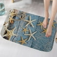 thumbnail image 2 of 3D Color Wooden Board Bath Mats and Rugs, Flannel Fabric Non Slip Rubber Backing Bathroom Rug Decorative Floor Mat Washable Runner Area Rug, 2 of 4