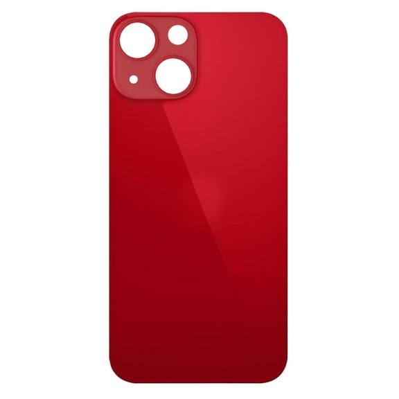 Replacement Back Housing Glass Cover With Larger Camera Hole For Apple iPhone 13 (A2631) - Red