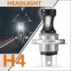 thumbnail image 4 of Motocicleta H4 3030 LED Hi-Lo Beam faro principal luz lámpara bombilla 6500K 12-24v Abody  Faro de la motocicleta, 4 of 7