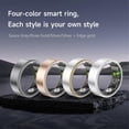 thumbnail image 2 of SR06 Smart Ring, Heart Rate Sleep Monitor 5ATM Waterproof Edge Gold, 2 of 5