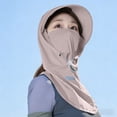 thumbnail image 4 of CHUMUD Fashionable Summer Balaclava with Brim Face Mask for Sun Protection Cycling Fishing Face Mask for Women Full Head Sun Balaclava, 4 of 5