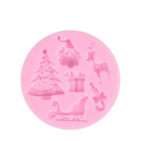 

MANMAN Clearance Cake Mould DIY Christmas Cake Mold Christmas Party Cupcake Decoration Tool Silicone Chocolate Candy Mold Epoxy Mold