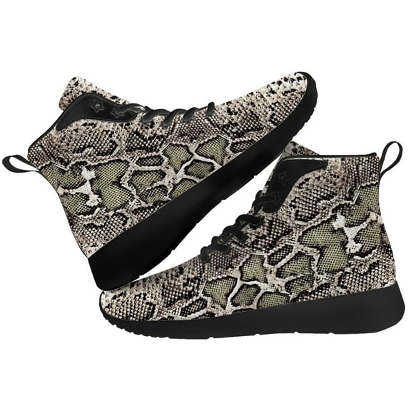 Aidianart Womens Snake High Top Sneakers High Top Shoes Size 15.5