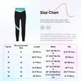 thumbnail image 6 of Lejafay Kids Girls Athletic Leggings Sport Gymnastics Skinny Pants Dance Running Figure Skating Yoga Light Purple 12, 6 of 6