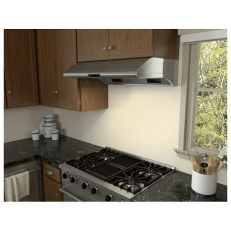 Zephyr - Typhoon 36 in. 850 CFM Under Cabinet Mount Range Hood with LED Light - Black