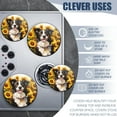 thumbnail image 4 of Electric Stove Burner Covers,4 Pcs Round Gas Burner Cover,8 and 10 Inch,Border Collie in Sunflower Field Watercolor, 4 of 7