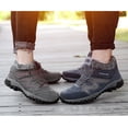thumbnail image 4 of Women’s Winter Snow Boots Outdoor Warm Fleece-Lined Waterproof Ankle Boots, Non-Slip Thick Sole Cold Weather Hiking Boots, Lightweight Insulated Mid-Top Trekking Walking Winter Shoes for Adults, 4 of 5