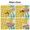 thumbnail image 4 of Nawypu  Pineapple Tropical Fruit Round Tablecloths Washable Table Cover for Kitchen Dinning Parties Tabletop Decor, 4 of 7