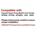 thumbnail image 4 of Pool Pump O-Ring Seal Repair Kit for Hayward Super Pump SP2600 1600 2600X Kit 3, 4 of 5