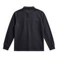 thumbnail image 4 of TOUMENY Men Zip Up Jacket Casual Lightweight Slim Fit Collared Long Sleeve Coat with Pocket Outdoor Travel Spring Fall Winter Jackets for Men Black L, 4 of 7