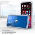thumbnail image 3 of Compatible with iPhone 12 Case/iPhone 12 Pro Case 6.1 inch with Built-in Screen Protector Full-Body Rugged Slim Fit Shockproof Hard Plastic & Soft TPU Resistant Cover (Clear), 3 of 7