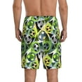 thumbnail image 3 of Fotbe Football Doodle Pajama Shorts for Men, Men's Pajama Bottoms, Sleepwear,Short Pajama Pants-Medium, 3 of 9