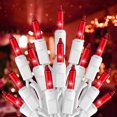 thumbnail image 1 of Guirnalda de luces navideñas Brightown 100 rojas incandescentes, 1 of 8