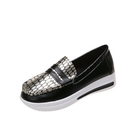 

Zodanni Women Comfort Loafers Driving Breathable Slip On Lightweight Anti-Slip Round Toe Casual Shoes Black 6.5