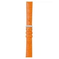thumbnail image 2 of Morellato Samba Alligator Embossed Genuine Calf Leather Watch Strap - Orange - 18mm - Chrome-plated Stainless Steel Buckle - PERFORMANCE Collection, 2 of 8