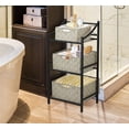 thumbnail image 6 of Sorbus Storage Box Woven Basket Bin Container Tote Cube Organizer Set Stackable Storage Basket Woven Strap Shelf Organizer Built-In Carry Handles (Woven Basket Set - 3 Piece, Beige), 6 of 7