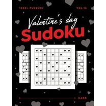 Valentine's Day Sudoku vol.16: 1000  Hard Sudoku Puzzle Book For Adults - Valentine Gift For Her or Him (Paperback)