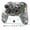 Crystal Clear, variant on Wireless Game Controller for Switch/PS/PC/iOS/Android, Black Crack Shell with RGB Light, Programmable M1/M2 Buttons