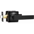thumbnail image 1 of Matte Door Handles Passage Door Handles Interior Door Handles NonLocking Lever Set [for Hallway or Closet Doors] Reversible for Right/Left Sided Doors, 1 of 8