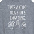 thumbnail image 3 of Instant Message - I Grow Stuff And Know Things - Women's Racerback Tank Top, 3 of 6