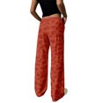 thumbnail image 4 of HKYNLAG Womens Sweatpants Leopard Print High Waisted Drawstring Baggy Pants Comfy Fashion Lounge Trousers with Pockets S, 4 of 4