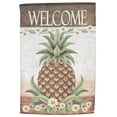 thumbnail image 2 of Pineapple Welcome Lawn Flag by Garden Accents (12 x 18 Inch), 2 of 2