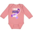 thumbnail image 3 of Inktastic I Wear Purple for My Aunt Lupus Awareness Boys or Girls Long Sleeve Baby Bodysuit, 3 of 5