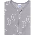 thumbnail image 6 of Gerber Baby and Toddler Neutral Microfleece Blanket Sleeper Pajamas, 3-Pack, Sizes 0/3 Months - 5T, 6 of 9