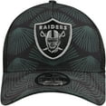 thumbnail image 2 of Men's New Era Black Las Vegas Raiders Agave Trucker 9FORTY Adjustable Hat, 2 of 5