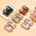 thumbnail image 4 of PEACNNG Prewalker 2022 New Summer Baby Cross Hollow Soft Soled Sandal 0-18 Month Toddler Flat Booker, 4 of 5