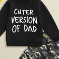thumbnail image 4 of UAYOTSE Boys Fall Winter Crewneck Letter Print Long Sleeve Sweatshirt and Pants 2-Piece Set Size 2-3 Years, 4 of 4
