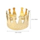 thumbnail image 2 of EeaseMX 6 hebillas para servilletas con forma de corona dorada, broches para servilletas y porta servilletas (doradas), 2 of 8
