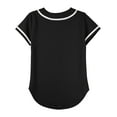 Ma Croix Womens Baseball Button Down Jersey Hip Hop Softball Athletic