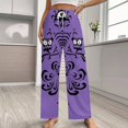 thumbnail image 2 of Haunted Mansion Pajama Pants Loose Pajamas Female Breathable Home Trousers Leisure Sleeping Pants Large Size, 2 of 6