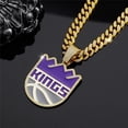 thumbnail image 3 of Men Women Hip Hop Letters KINGS Pendant Necklace Crystal Cuban Chain HipHop Iced Out Bling Necklaces Fashion Charm Jewelry, 3 of 7
