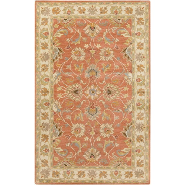 Mark&Day Area Rugs, 6x9 Paris Traditional Burnt Orange Area Rug (6' x 9