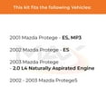 thumbnail image 2 of Max Advanced Brakes - Brake Kit for 2001 2002 2003 Mazda Protege Protege5 Front and Rear Replacement Disc Brake Rotors and Ceramic Brake Pads, 2 of 9