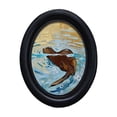 thumbnail image 5 of Oval Solid Wood Picture Frame, Whimsical Animal Art Print Tabletop Wall Decor Multi Design Option for Living Room Bedroom Home Decoration, 5 of 6