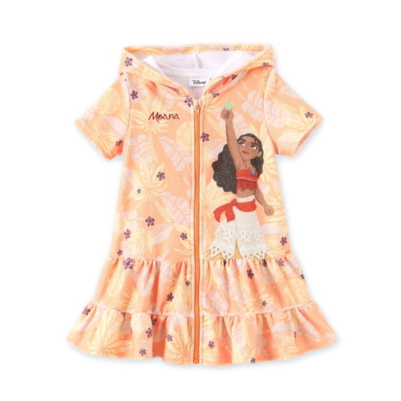 Traje de baño de tela de felpa Moana con la princesa Disney para niñas