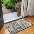 thumbnail image 2 of Beige Geometric Stripe Diamond Pattern Door Rugs,Washable Non Slip Door Mats Indoor,Decorative Door Mats,Entry Mat Indoor for Entrance,Bedroom,Kitchen,Bathroom,30"x17", 2 of 6